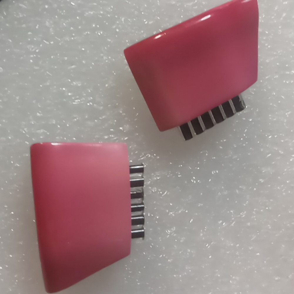 Fused art glass earrings. Layered and fused glass.